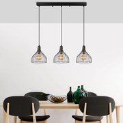 Candeeiro de Teto Cafu – Preto Antigo – 94 x 25 x 121 cm