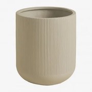 Vaso De Flores Em Polystone Raiden Ø45 Cm - Sklum