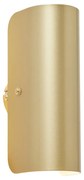 Candeeiro de parede moderno dourado 2-luzes - Gotthard Moderno