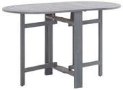 vidaXL Mesa de jardim 120x70x74 cm madeira de acácia maciça cinzento