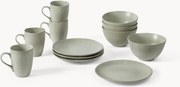 Conjunto de pequeno-almoço Nordic, conjunto de 12