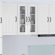 vidaXL Armário de Cozinha Branco Brilhante 60 x 31 x 80 cm