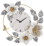 RELÓGIO DE PAREDE FLORES CM 64X8X64