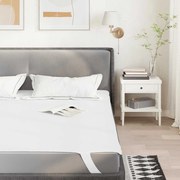 vidaXL Protetor de colchão impermeável 80x200 cm branco