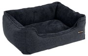 Cama para cão elegante com capa removível e lavável | FEANDREA | 75 x 58 x 22 cm | cinzento | PGW010G01.