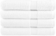 Toalhas de sauna premium SOLUND 4 pcs 80x200 cm 600 gsm branco