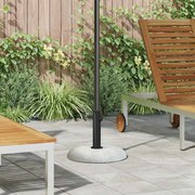 vidaXL Base de Parasol para Postes de 37/42/52/58mm Cinzento Claro Betão 20 kg