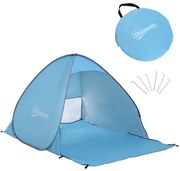 Tenda Pop-up Instantâneo e Portátil com Janelas Protetoras para Piquen