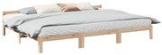 vidaXL Estrutura de cama familiar sem colchão 240x200 cm