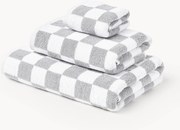 Westwing Crosby Studios, Conjunto de toalhas de algodão Damier, vários tamanhos