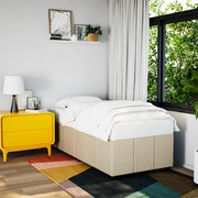 vidaXL Estrutura de cama sem colchão 80x200 cm creme