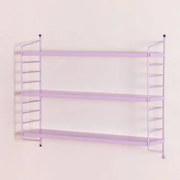 Estante De Parede Modular Emine Lilás Lavanda - Sklum