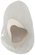 Candeeiro de Parede "Ocean Silver" Prateado – 21x8x31 cm