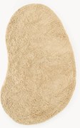 Tapete de pelo comprido com forma orgânica Tully