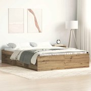 vidaXL Estrutura de cama sem colchão 160x200cm derivados de madeira