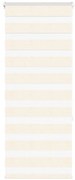 vidaXL Cortina de zebra 55x150 cm largura do tecido 50,9 cm poliéster