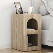 vidaXL Mesa-de-cabeceira Carvalho Sonoma 29,5 x 33,5 x 50 cm
