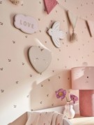 Lote de 3 decorações de parede bege