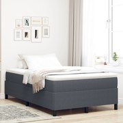 Cama vidaXL Cinza Escuro 120x200 cm Tecido Corduroy