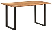 Mesa de Jantar Robert de 140 cm em Madeira de Acácia - Design Retro