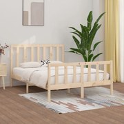 Estrutura de cama king 150x200 cm madeira maciça