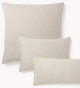 Fronha de almofada em flanela com riscas finas Javon