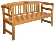 vidaXL Banco de jardim 157 cm madeira acácia maciça