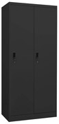 vidaXL Roupeiro 80x50x180 cm aço antracite