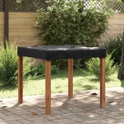 vidaXL Capa de Mesa Liso Preto 92 x 92 x 15 cm tecido
