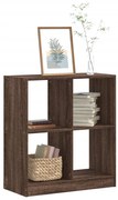 vidaXL Estante 68,5x32x75 cm derivados de madeira carvalho castanho