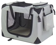 @Pet Transportadora para cães nylon 90x61x65 cm cinzento 11074