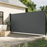 vidaXL Toldo lateral retrátil 200x600 cm antracite