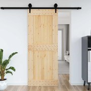 Porta NARVIK 90x210 cm madeira de pinho maciça