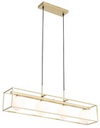 Candeeiro de tecto de design dourado 4 luzes brancas - ANIEK Design