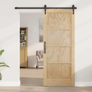 vidaXL Porta Interna ORKDAL Castanho 83 x 202 cm Contraplacado