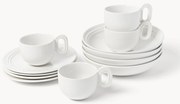 Conjunto de pequeno-almoço artesanal Stevns, 4 pessoas (12 uni.)