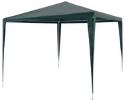vidaXL Tenda para festas 3x3 m PE verde