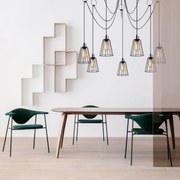 Candeeiro Tel – Preto – 135 cm x 130 cm