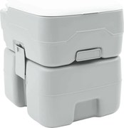 vidaXL Vaso Sanitário de Camping Cinzeto 41,5 x 36,5 x 42 cm