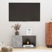 Móvel de TV 60x24x32cm derivados de madeira cinzento cimento