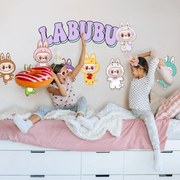 Autocolantes de parede - Labubu no quarto das crianças
