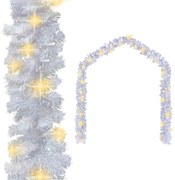 vidaXL Grinalda de Natal com luzes LED 10 m branco