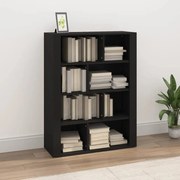 vidaXL Aparador 80x30x106 cm derivados de madeira preto