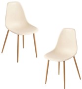 Pack 2 Cadeiras Mykle - Beige