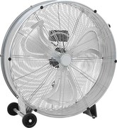 vidaXL Ventilador de tambor com roda Prateado 79 x 37 x 82 cm Alumínio