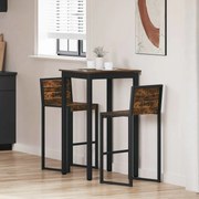 vidaXL Mesas de jantar Madeira processada