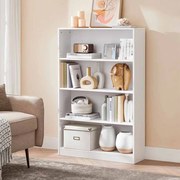 Estante com 4 prateleiras 24 x 80 x 121,5 cm branca