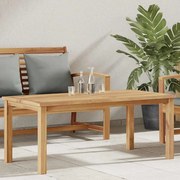 vidaXL Mesa de centro Castanho 110 x 55 x 45 cm Madeira de teca sólida