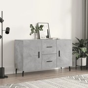vidaXL Aparador 100x36x60 cm derivados de madeira cinzento cimento
