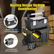 Suporte de metal de 5 níveis com altura ajustável para garagem, galpão e depósito - Preto